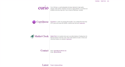 Desktop Screenshot of curiosoftware.com